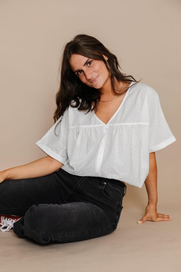 Danielle Blouse in Ivory