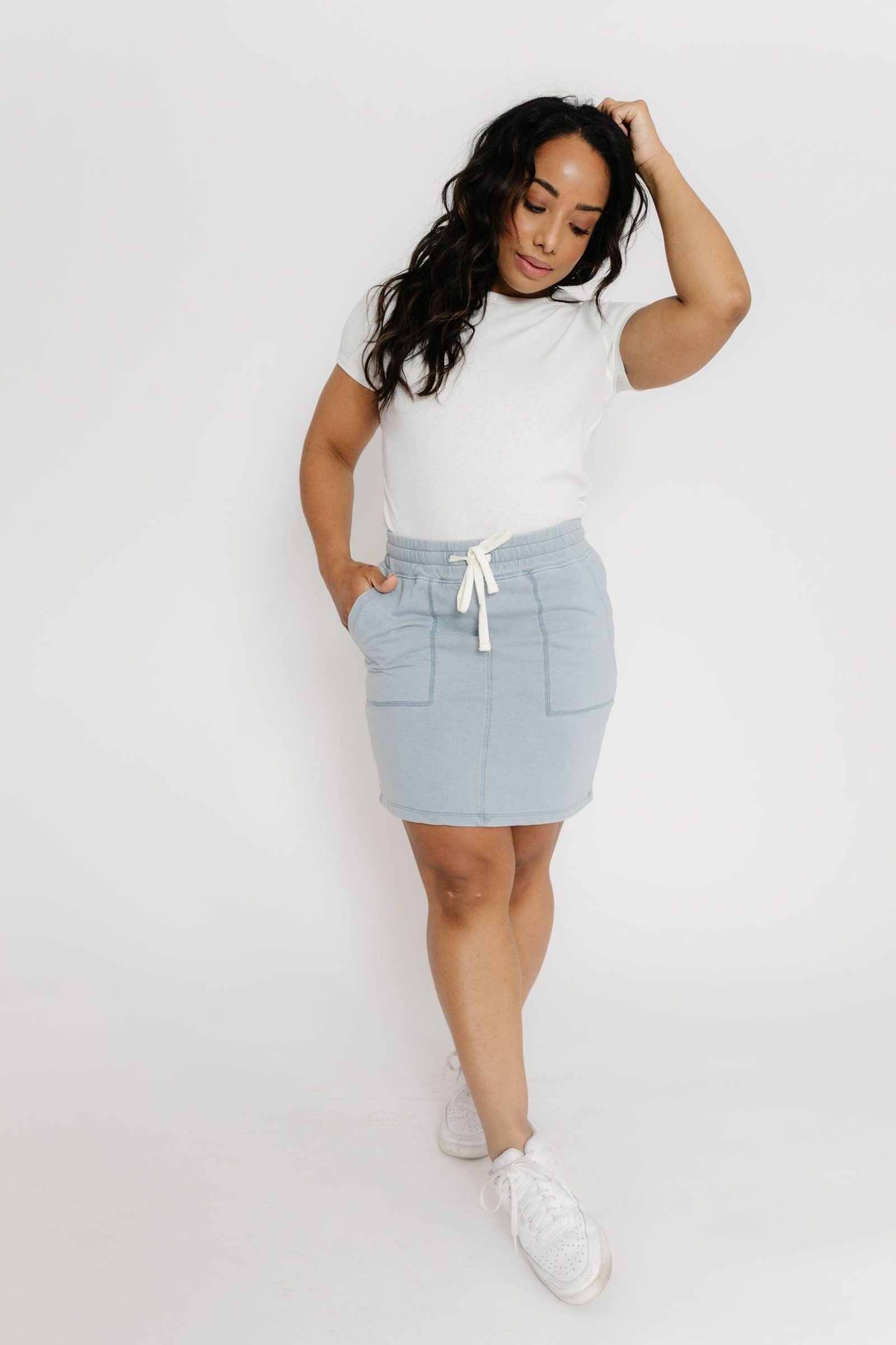 Timber Skirt in Lt. Denim - Image 6