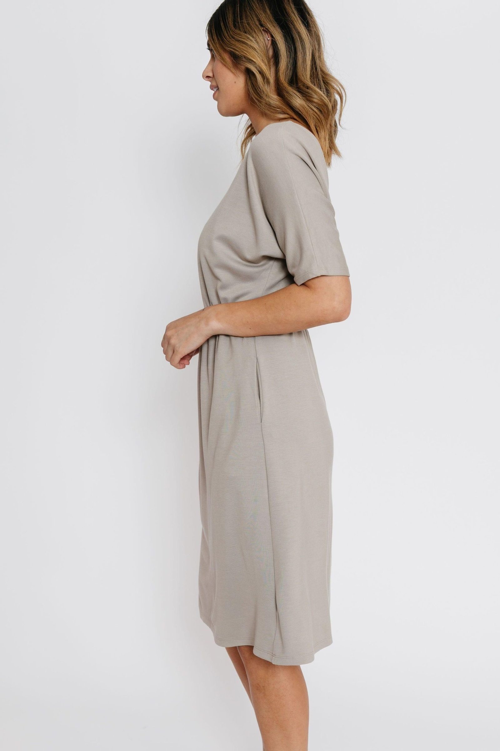 Susan Dress in Khaki - Image 9