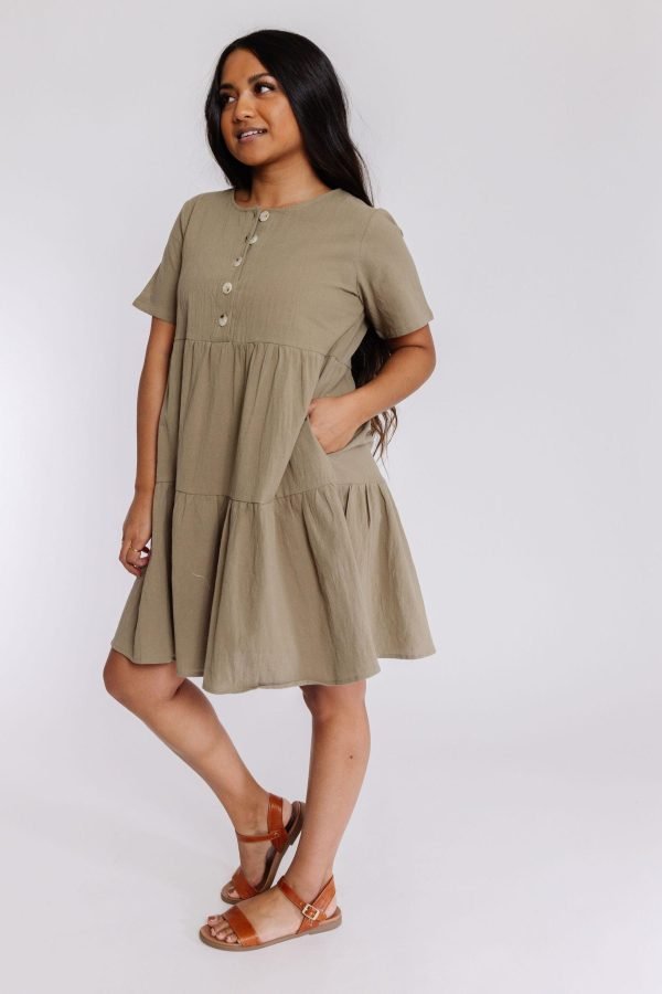 Thorne Dress in S. Olive