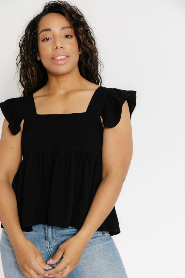 Pipper Blouse in Black